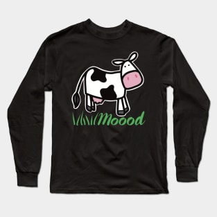 Moody Cow Moood Long Sleeve T-Shirt